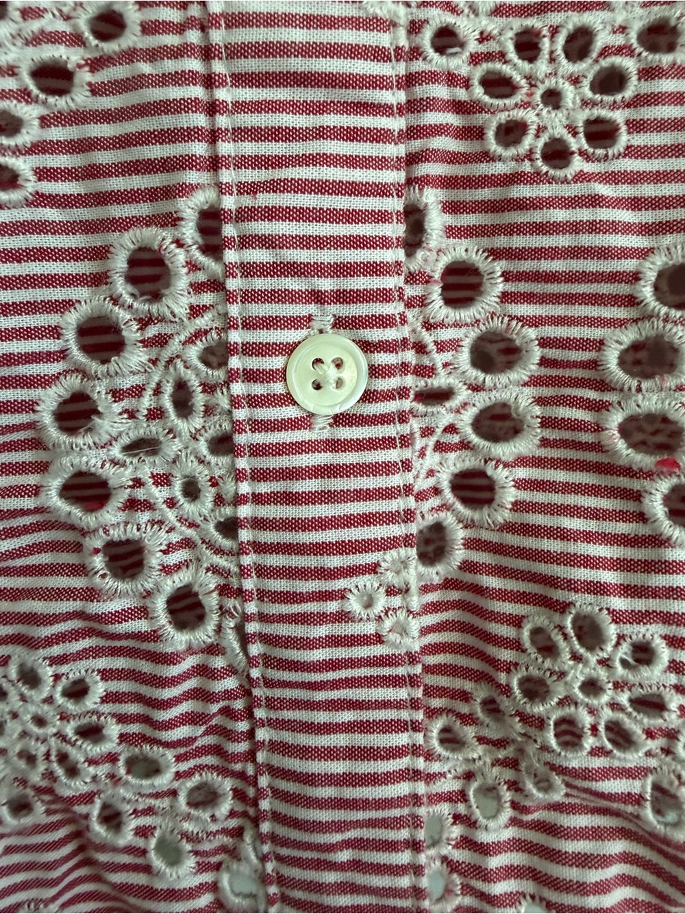 Sundance Rory Eyelet Button-Front Top PL - Picture 7 of 12